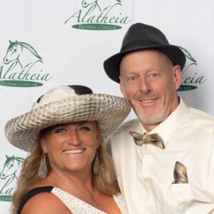 Happy couple Melissa and Scott enjoying life together