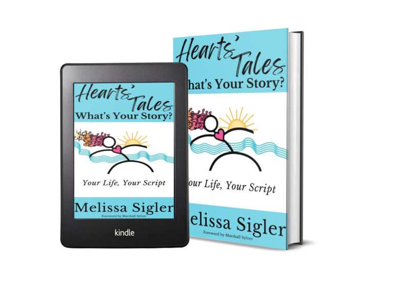 Author and mindset coach Melissa with her Amazon bestseller
