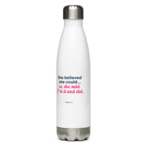 Stainless steel water bottle