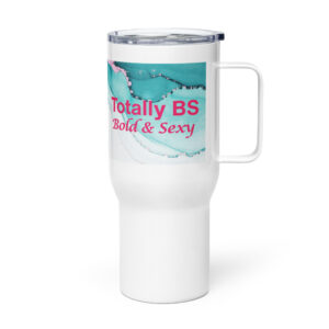 Travel mug with a handle