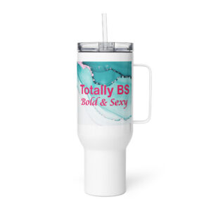 Travel mug with a handle