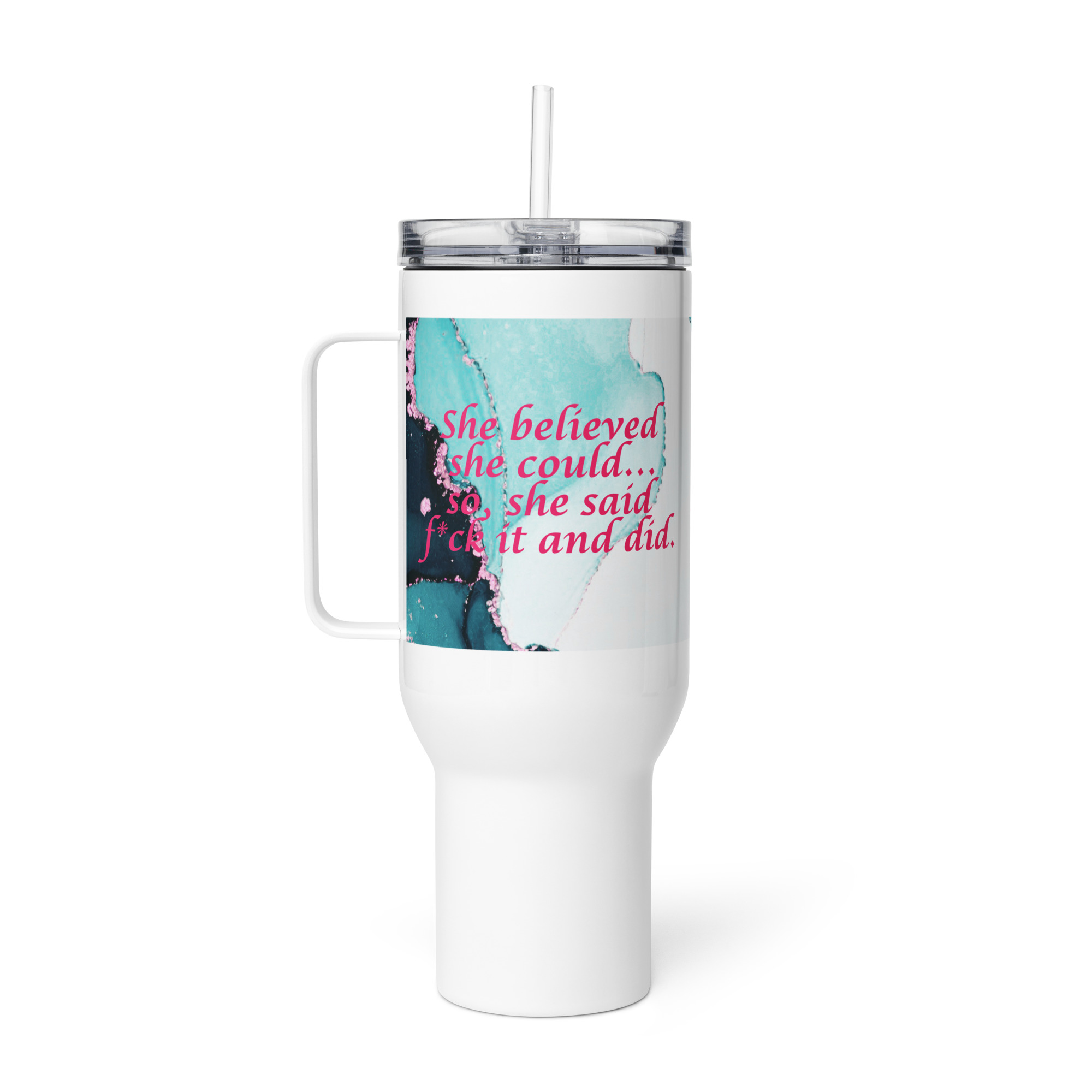 Travel mug with a handle - Image 3